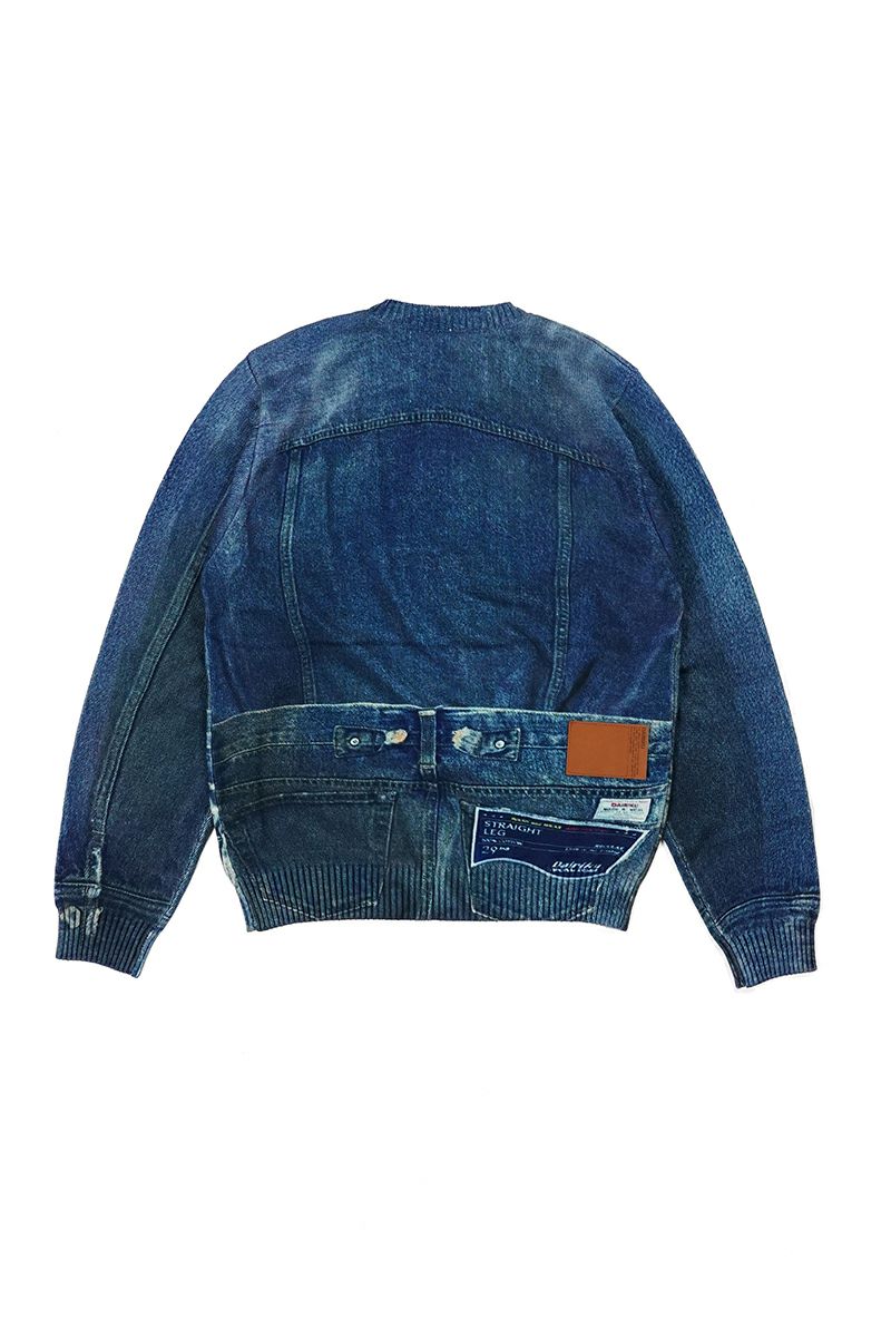 DAIRIKU(ダイリク) Tuck In Denim Transcription Knit 25AW K6