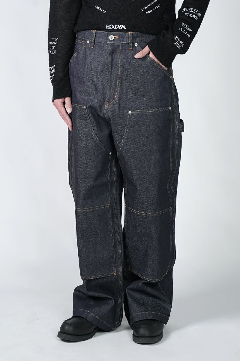 DAIRIKU(ダイリク)  Rigid Painter Denim Wide Pants リジットペインターデニムワイドパンツ 25AW RD3