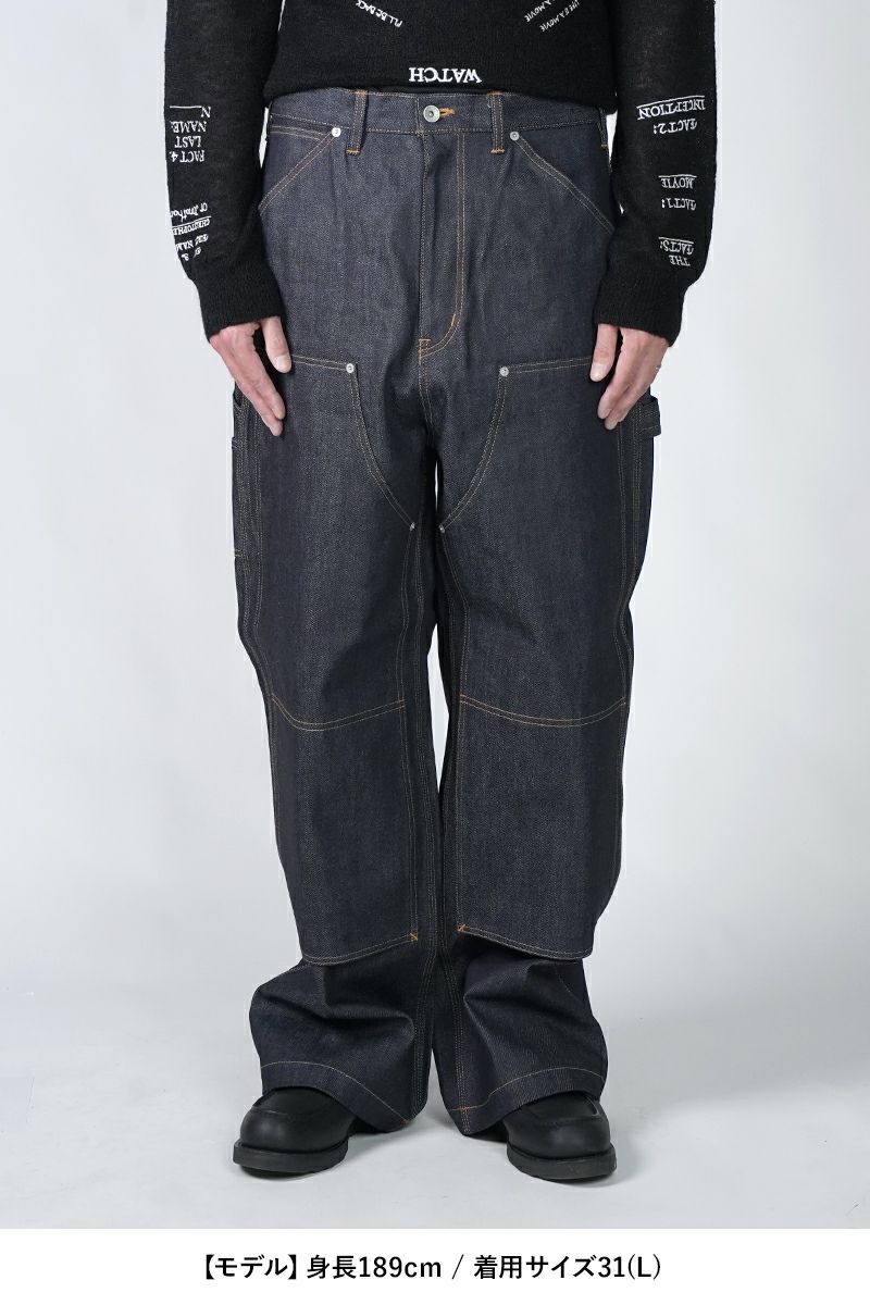DAIRIKU(ダイリク)  Rigid Painter Denim Wide Pants リジットペインターデニムワイドパンツ 25AW RD3