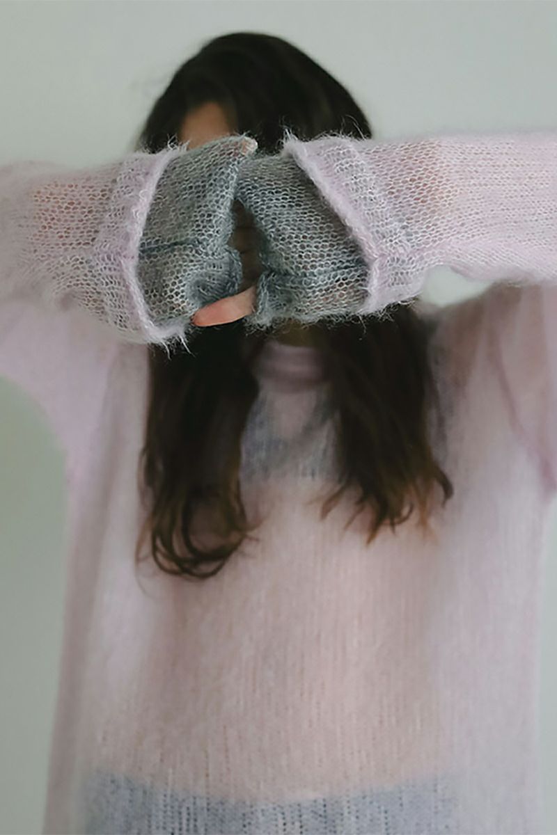 ETRE TOKYO(エトレトウキョウ) スーパーキッドモヘヤニットプルオーバー 1225411035