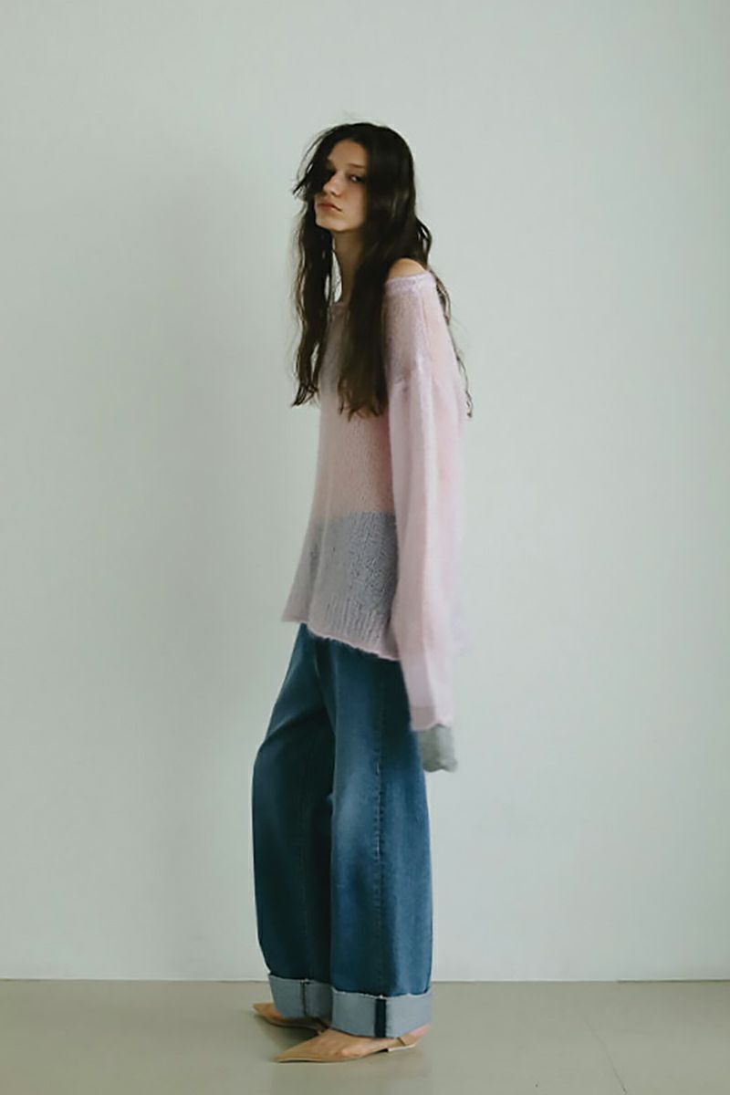 ETRE TOKYO(エトレトウキョウ) スーパーキッドモヘヤニットプルオーバー 1225411035