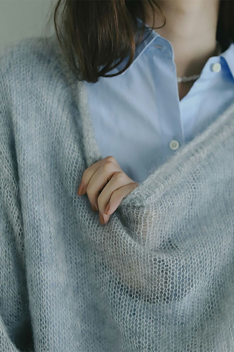 ETRE TOKYO(エトレトウキョウ) スーパーキッドモヘヤニットプルオーバー 1225411035