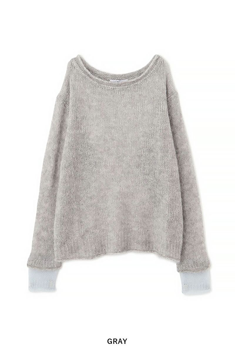 ETRE TOKYO(エトレトウキョウ) スーパーキッドモヘヤニットプルオーバー 1225411035