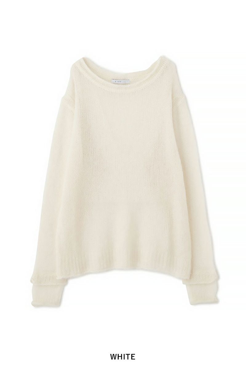 ETRE TOKYO(エトレトウキョウ) スーパーキッドモヘヤニットプルオーバー 1225411035