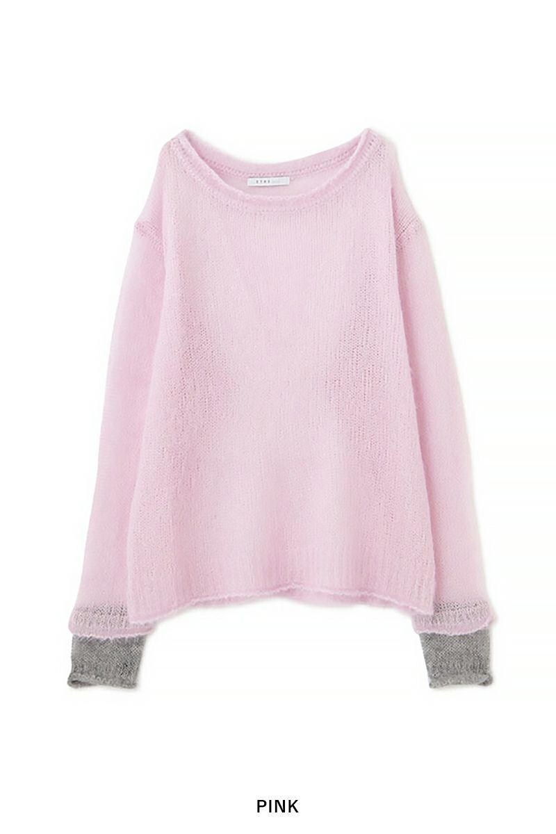 ETRE TOKYO(エトレトウキョウ) スーパーキッドモヘヤニットプルオーバー 1225411035