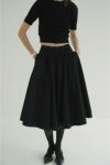 CLANE(クラネ) TUCK DETAIL FLARE SKIRT タックディティールフレアスカート 19109-6042