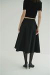 CLANE(クラネ) TUCK DETAIL FLARE SKIRT タックディティールフレアスカート 19109-6042