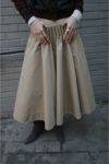 CLANE(クラネ) TUCK DETAIL FLARE SKIRT タックディティールフレアスカート 19109-6042