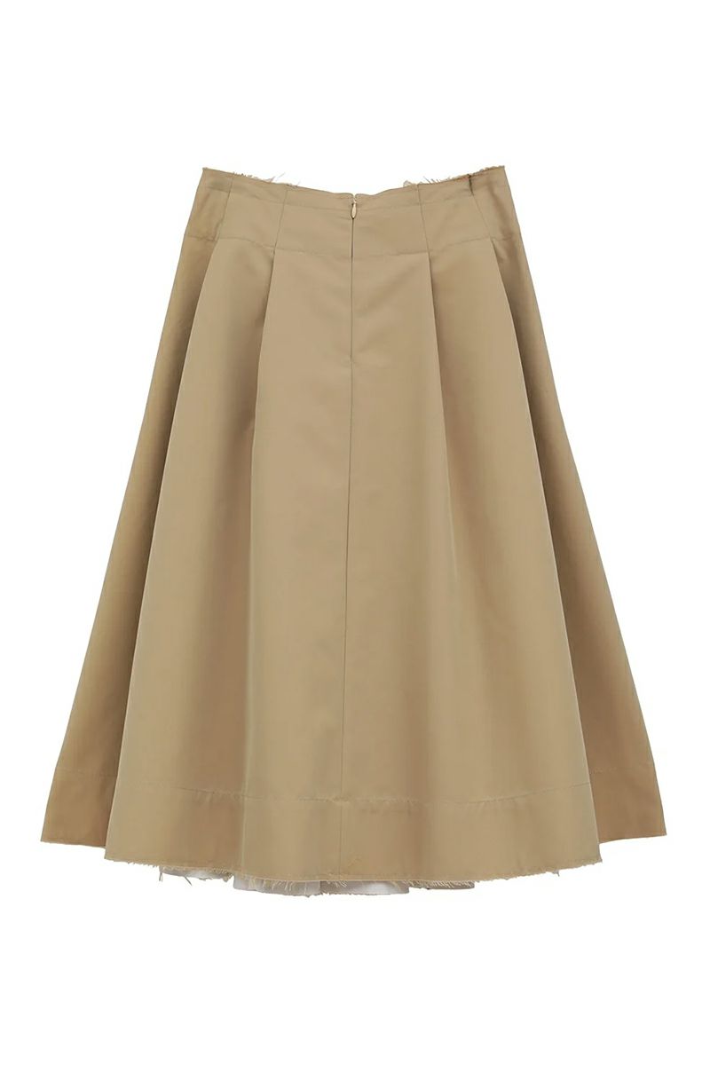 CLANE(クラネ) TUCK DETAIL FLARE SKIRT タックディティールフレアスカート 19109-6042
