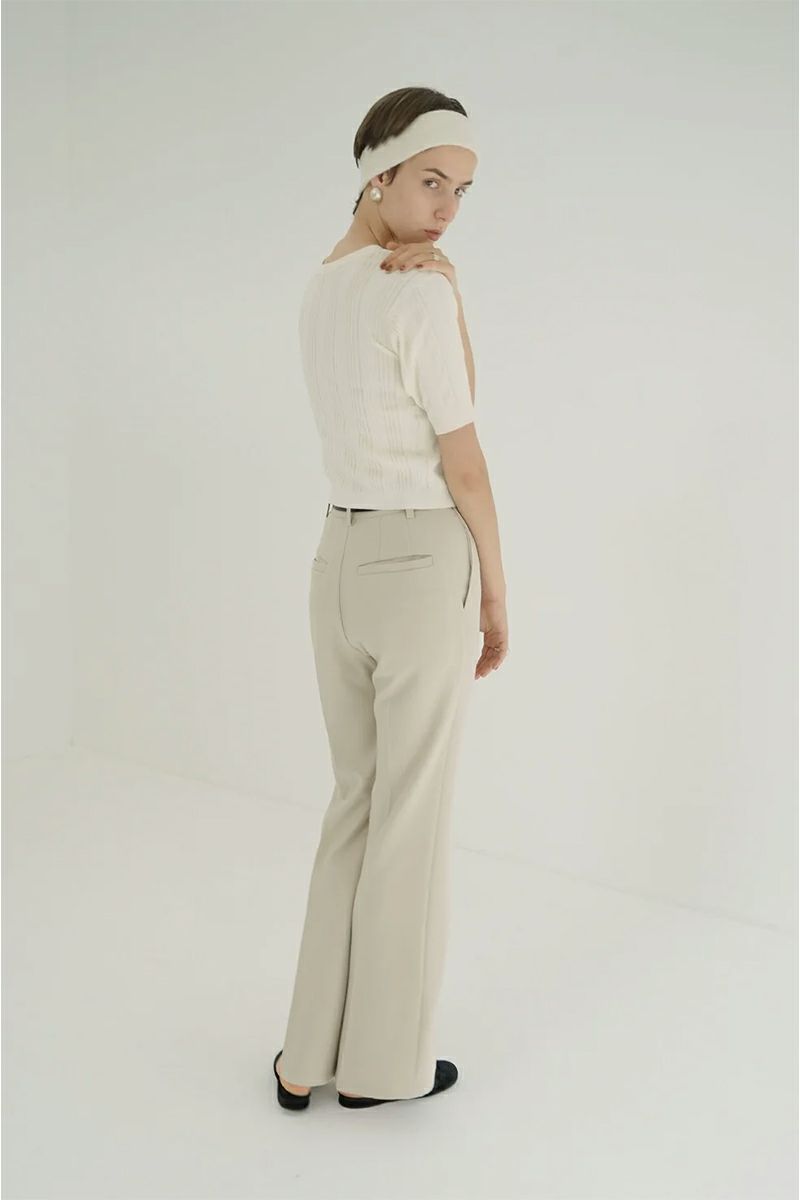 CLANE(クラネ) W FACE RIB KNIT CARDIGAN ダブルフェイスリブニットカーディガン 19106-2012