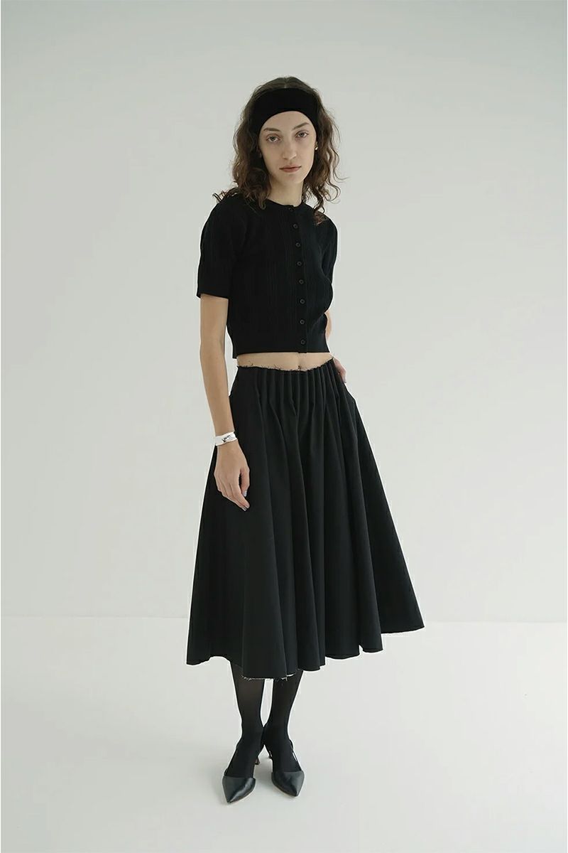 CLANE(クラネ) W FACE RIB KNIT CARDIGAN ダブルフェイスリブニットカーディガン 19106-2012