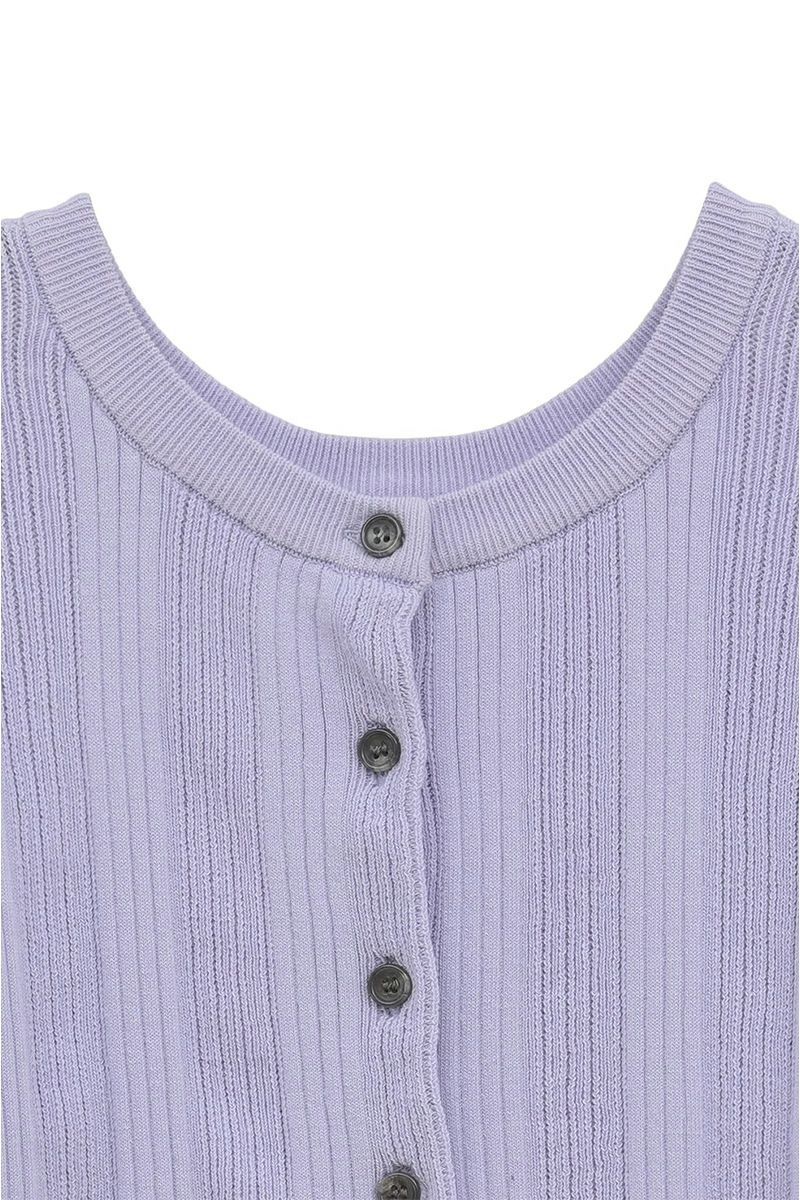 CLANE(クラネ) W FACE RIB KNIT CARDIGAN ダブルフェイスリブニットカーディガン 19106-2012