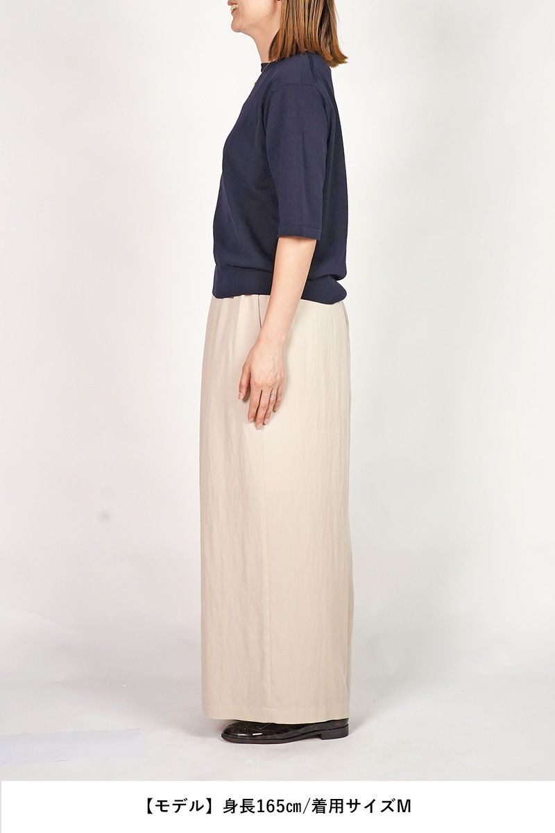 homspun(ホームスパン) ソフトコンパクトヤーン 半袖プルオーバー 7840