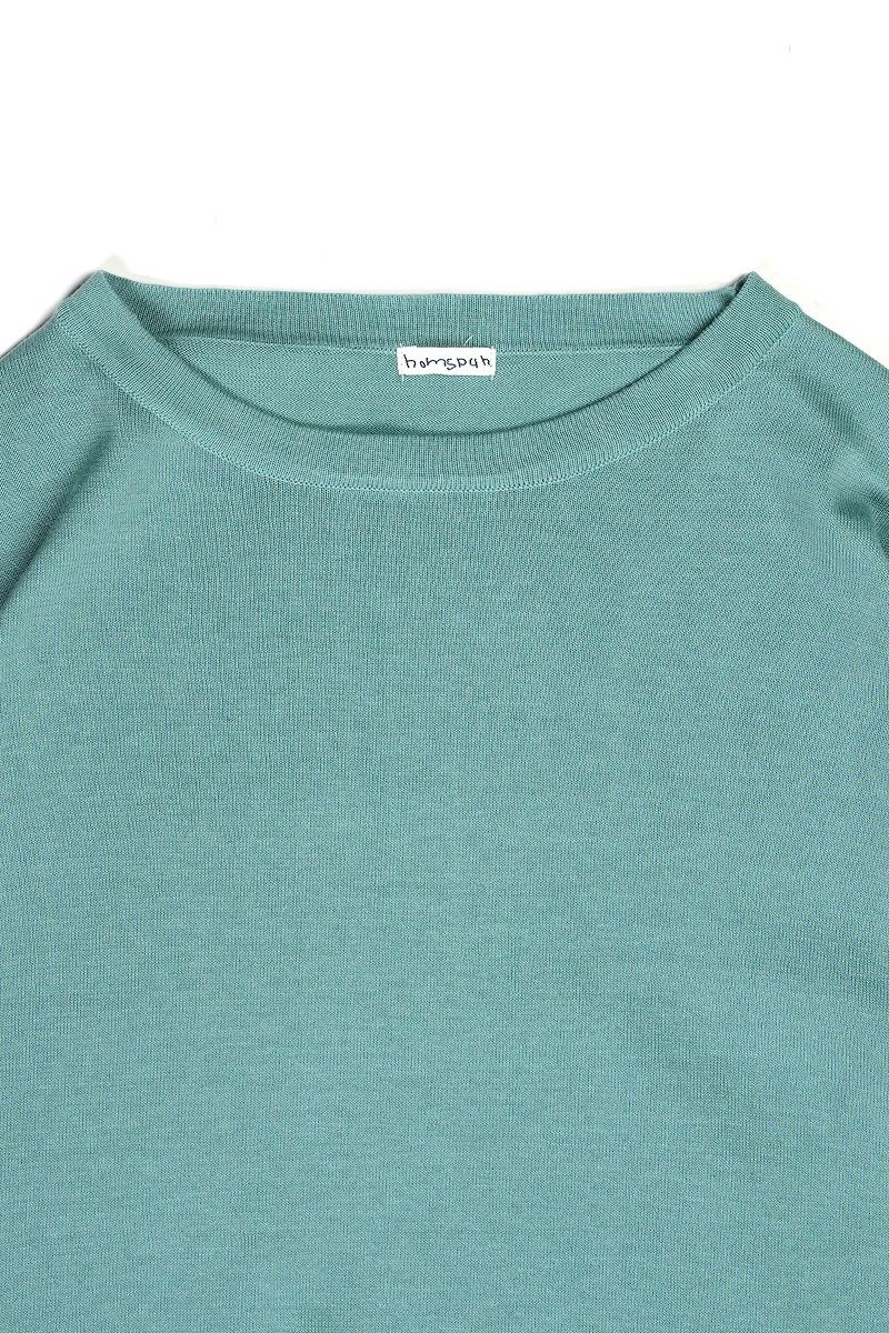 homspun(ホームスパン) ソフトコンパクトヤーン 半袖プルオーバー 7840