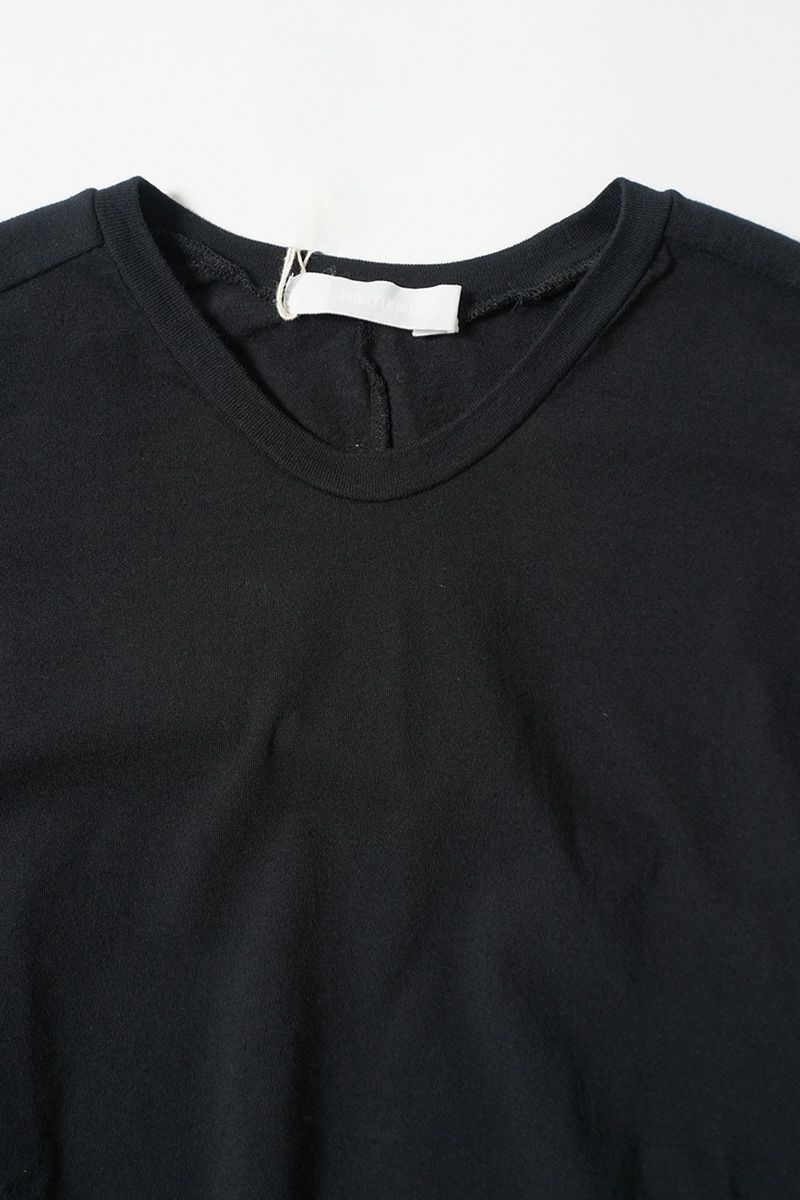 30/1天竺　六分袖Vネックプルオーバー　コットンカットソー　6545 