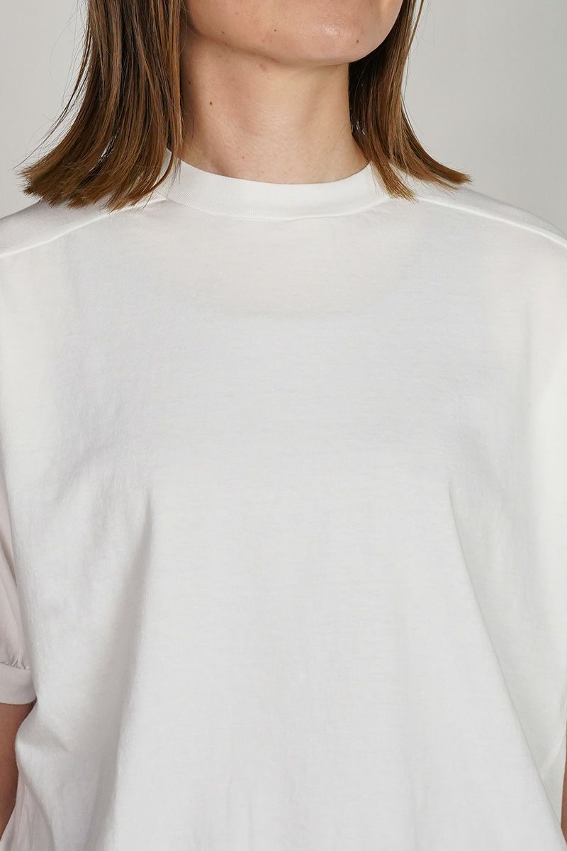  30/1天竺　クルーネックプルオーバー　パフスリーブコットンカットソー　6553 