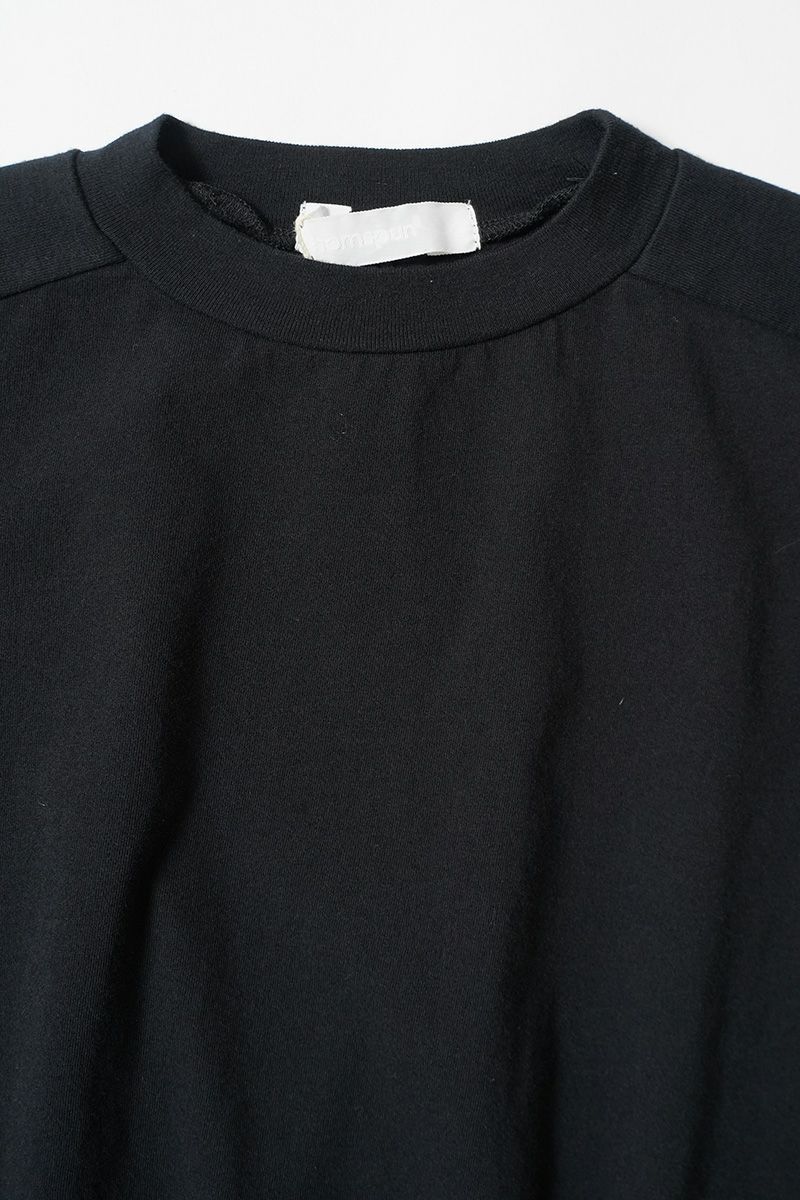  30/1天竺　クルーネックプルオーバー　パフスリーブコットンカットソー　6553 