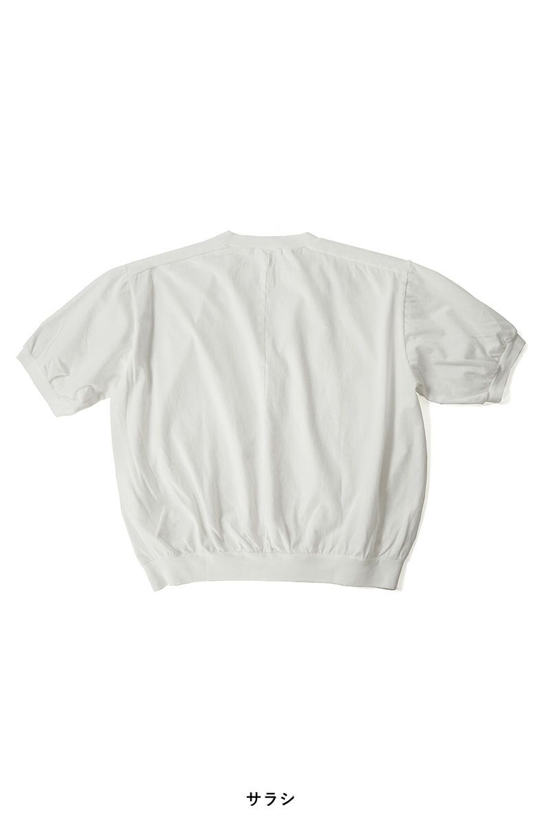  30/1天竺　クルーネックプルオーバー　パフスリーブコットンカットソー　6553 