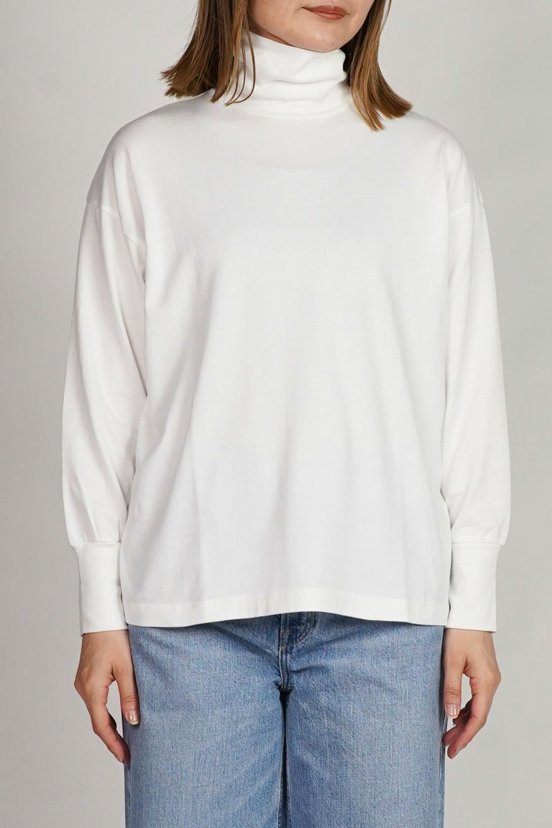 40/2天竺　タートルネックカットソー　232-6527 