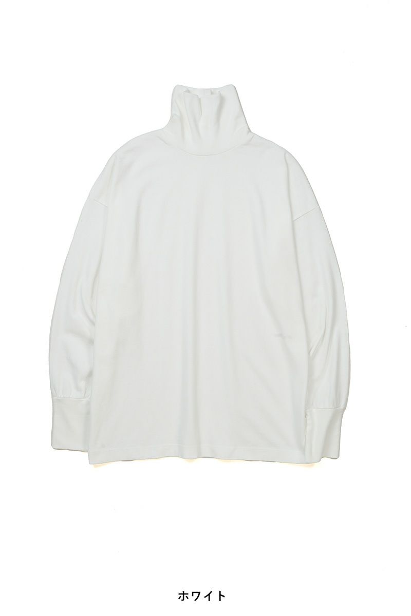 40/2天竺　タートルネックカットソー　232-6527 