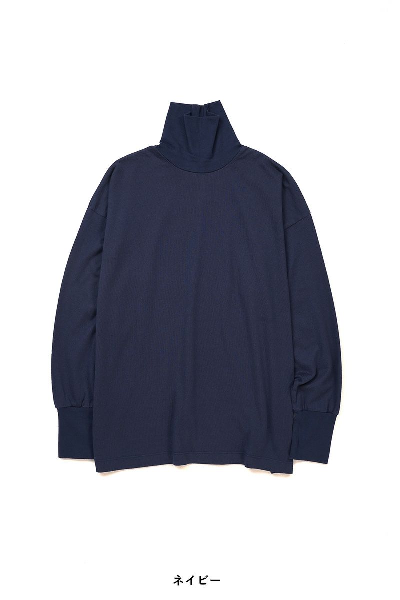 40/2天竺　タートルネックカットソー　232-6527 