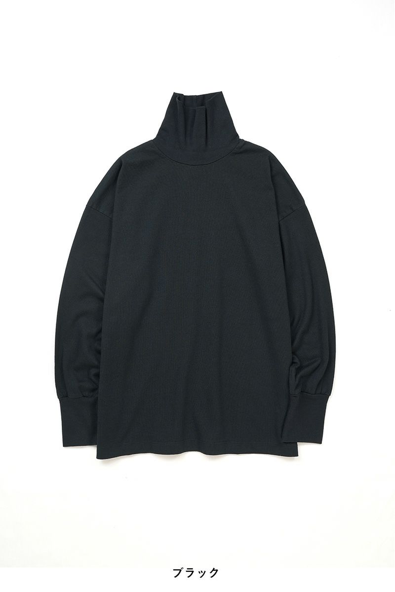 40/2天竺　タートルネックカットソー　232-6527 