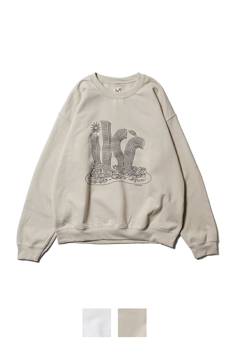 High Scream Center(ハイスクリームセンター)  COLORING LABYRINTH SW カラーリングラビリンスス スウェット HSC25FW-CT07