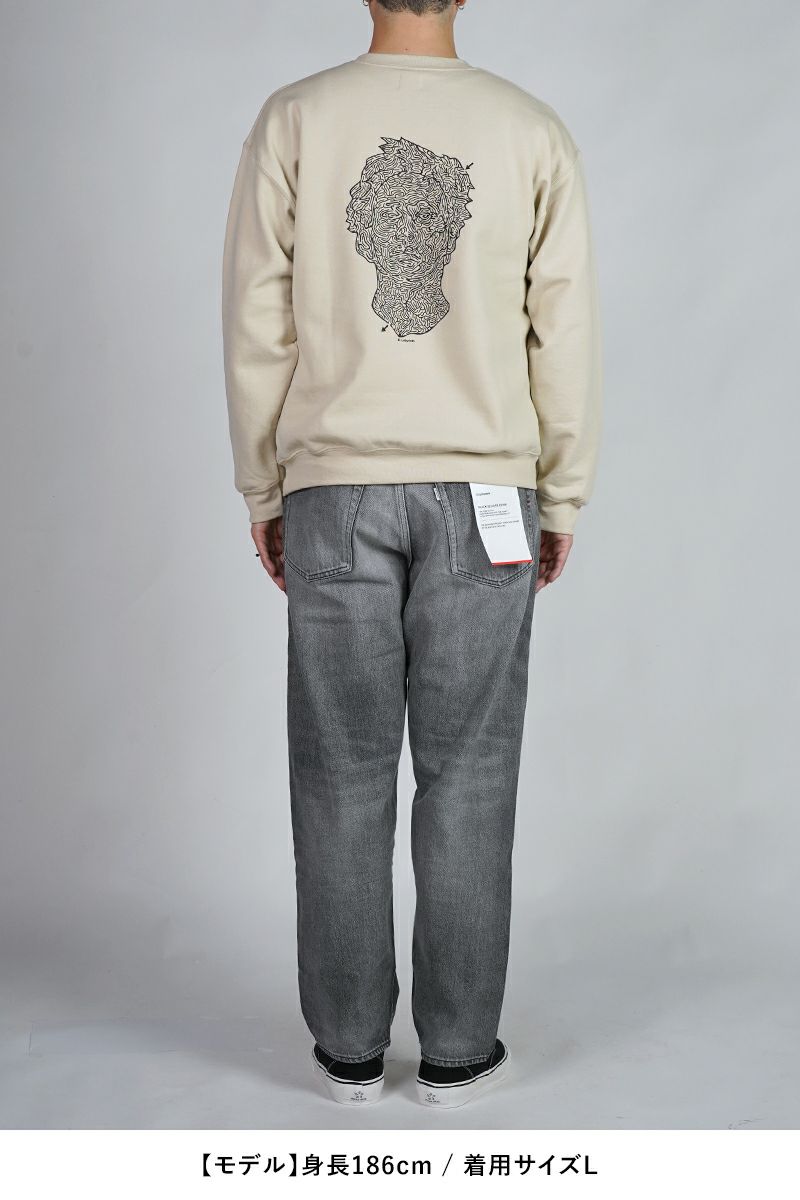 High Scream Center(ハイスクリームセンター)  COLORING LABYRINTH SW カラーリングラビリンスス スウェット HSC25FW-CT07