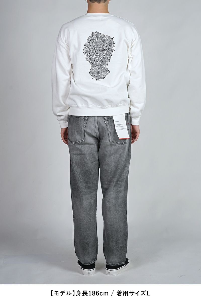 High Scream Center(ハイスクリームセンター)  COLORING LABYRINTH SW カラーリングラビリンスス スウェット HSC25FW-CT07