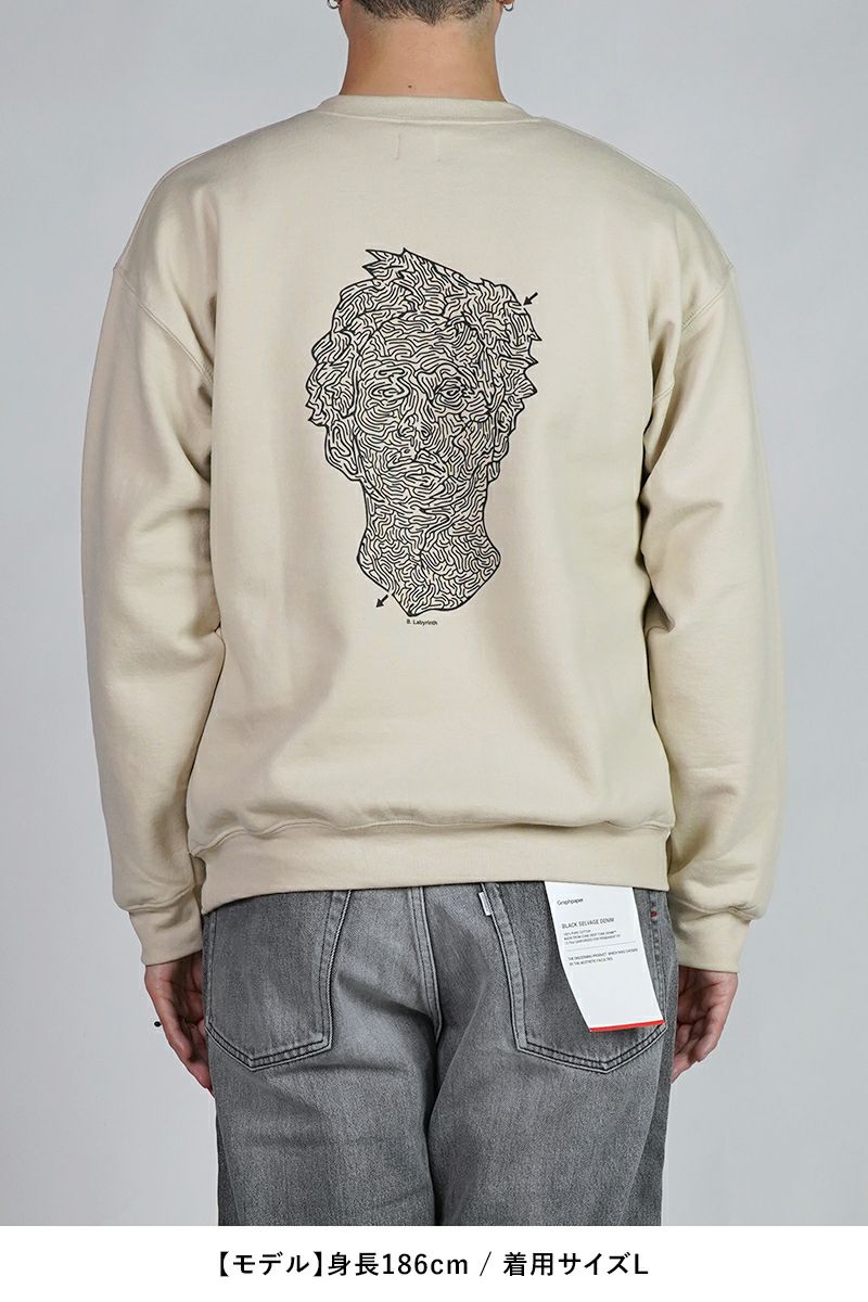 high scream center スウェット High Scream Center 24AW COLORING SWEAT SHIRT (White) | Moore