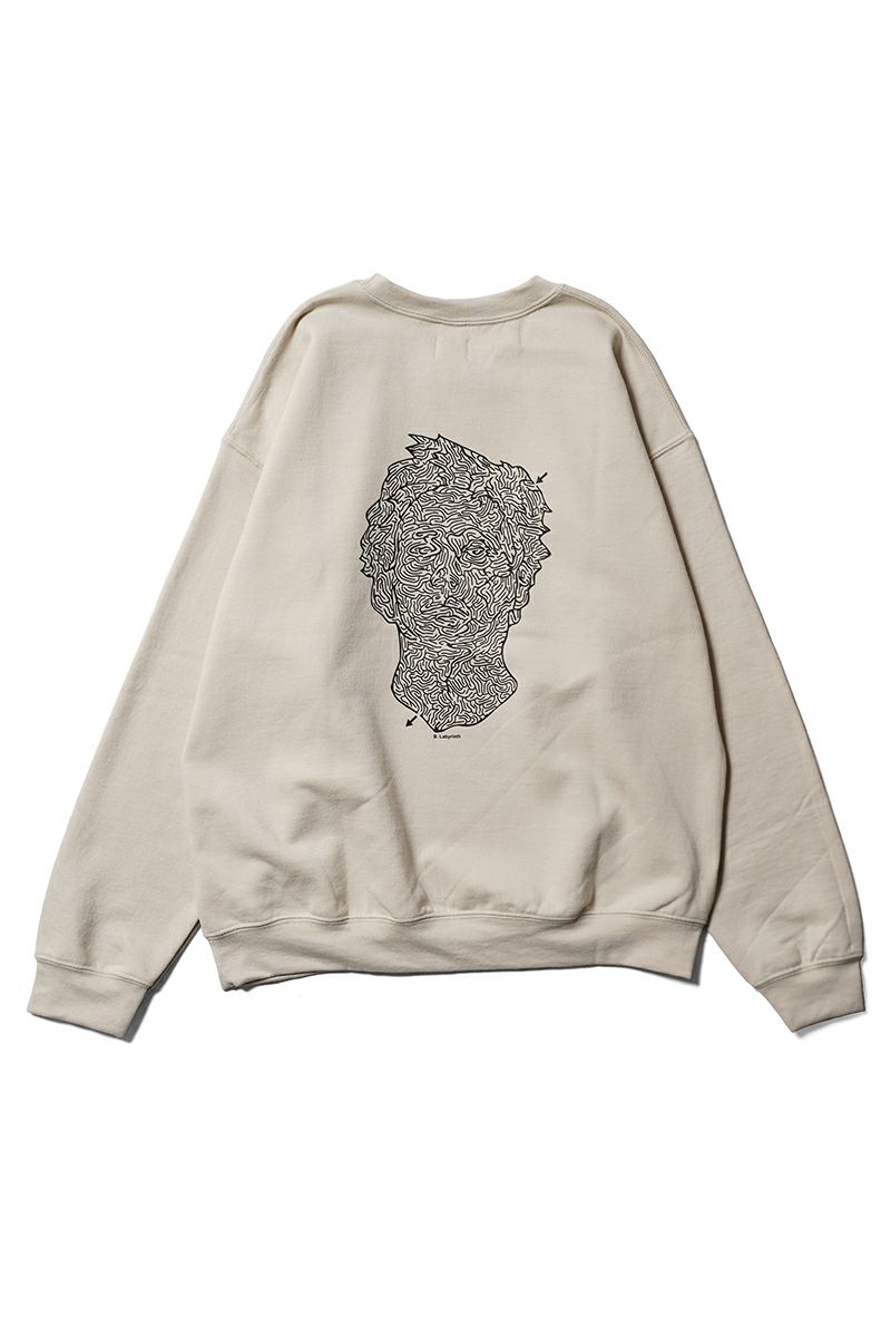 High Scream Center(ハイスクリームセンター)  COLORING LABYRINTH SW カラーリングラビリンスス スウェット HSC25FW-CT07