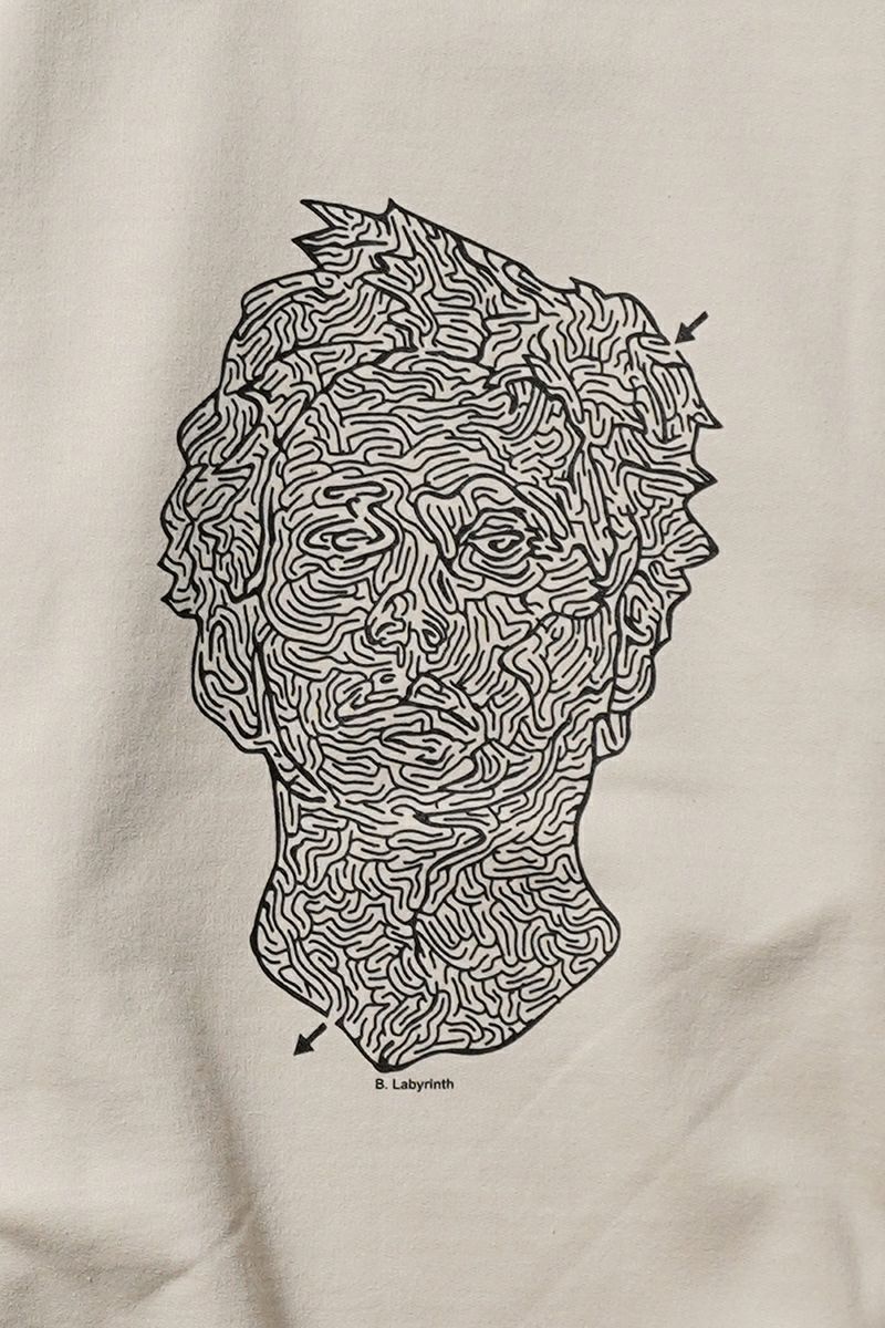 High Scream Center(ハイスクリームセンター)  COLORING LABYRINTH SW カラーリングラビリンスス スウェット HSC25FW-CT07