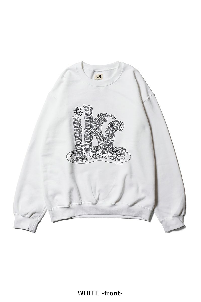 High Scream Center(ハイスクリームセンター)  COLORING LABYRINTH SW カラーリングラビリンスス スウェット HSC25FW-CT07