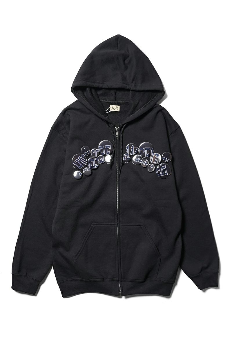 High Scream Center(ハイスクリームセンター)  COLLEGE LOGO ZIP HOODIE カレッジロゴジップフーディー HSC25FW-CT015
