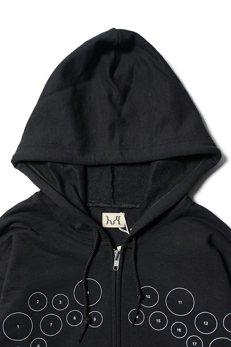 High Scream Center(ハイスクリームセンター)  COLLEGE LOGO ZIP HOODIE カレッジロゴジップフーディー HSC25FW-CT015