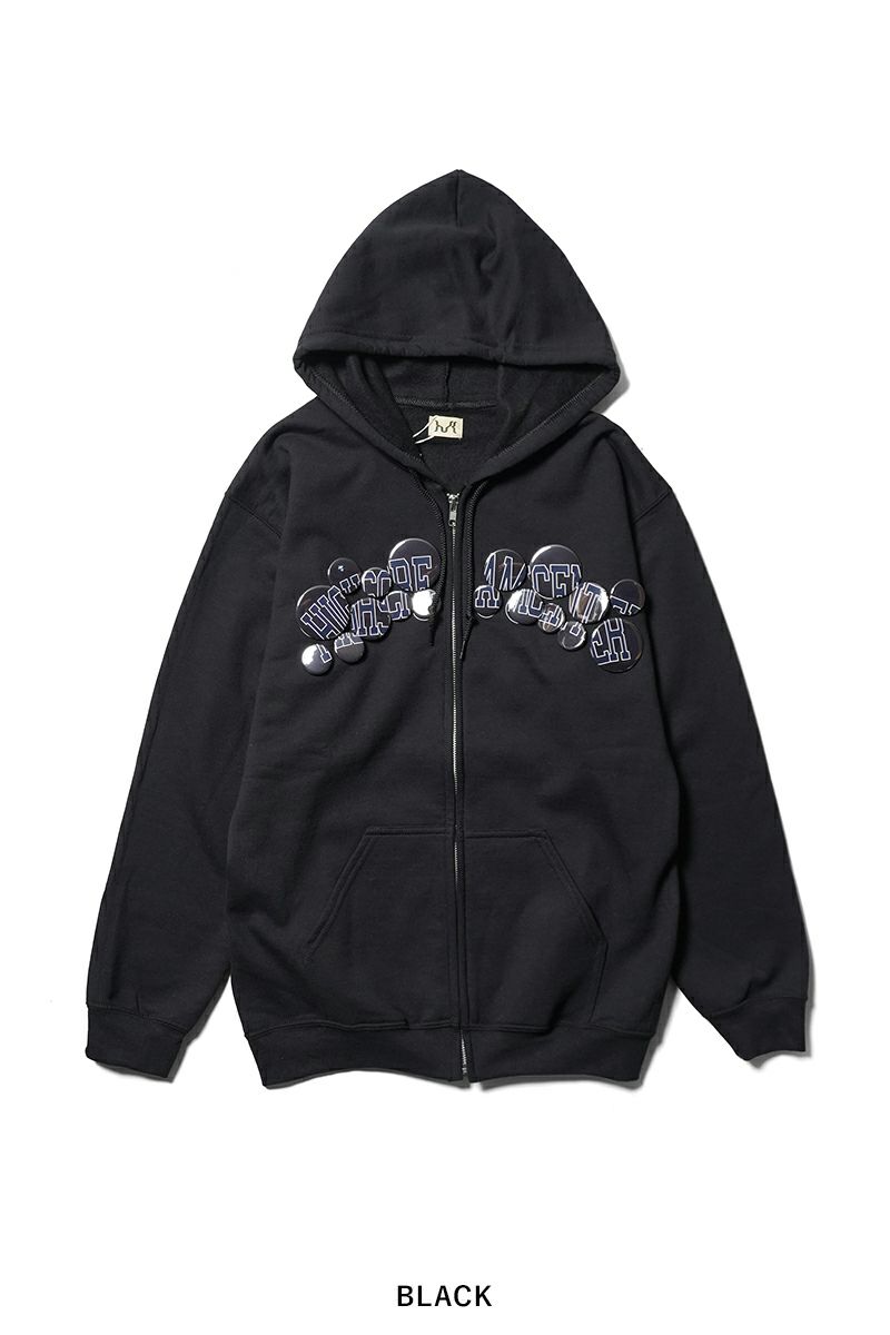 High Scream Center(ハイスクリームセンター)  COLLEGE LOGO ZIP HOODIE カレッジロゴジップフーディー HSC25FW-CT015