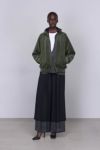 Graphpaper(グラフペーパー) Cupro Stripe Layered Sheer Pants キュプラストライプレイヤードシアーパンツ GL253-40416