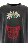 SAINT Mxxxxxx(セントマイケル)  SM-HR1-0000-C18 / DLS_SS TEE DE LA SOUL BLACK 半袖Tシャツ