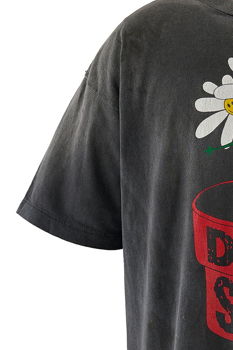 SAINT Mxxxxxx(セントマイケル)  SM-HR1-0000-C18 / DLS_SS TEE DE LA SOUL BLACK 半袖Tシャツ