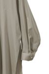 Graphpaper(グラフペーパー)  Silicon Poplin Deep Slit Regular Collar Shirt シリコンポプリンディープスリットレギュラーカラーシャツ GL253-50182