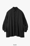 Graphpaper(グラフペーパー)  Silicon Poplin Deep Slit Regular Collar Shirt シリコンポプリンディープスリットレギュラーカラーシャツ GL253-50182