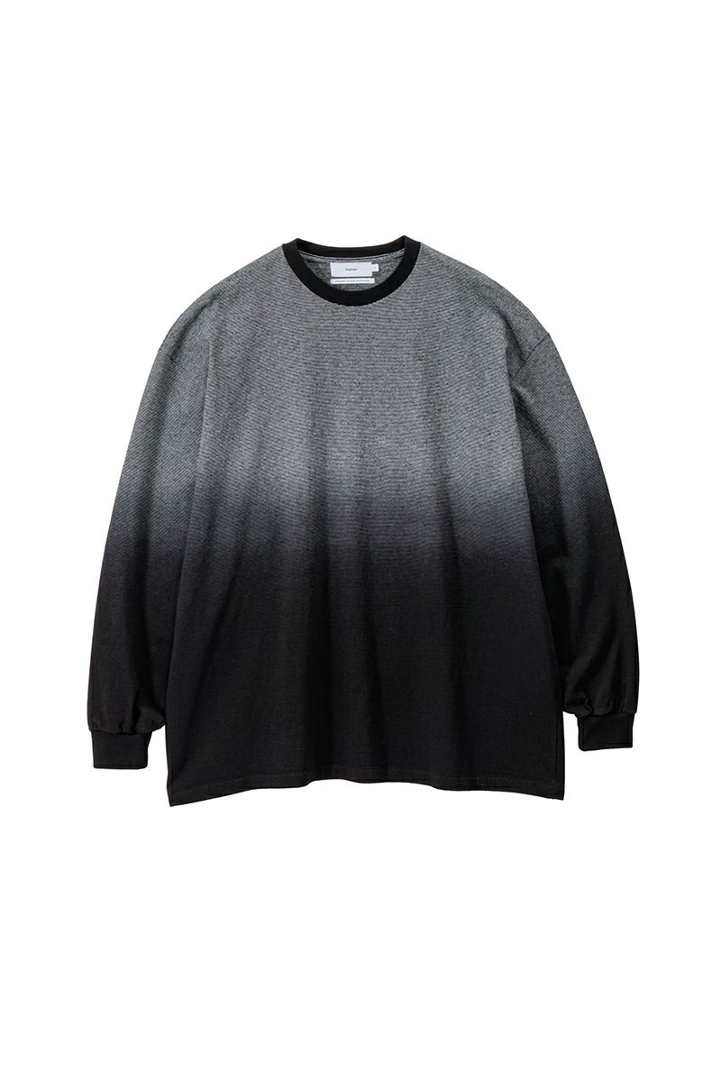Graphpaper(グラフペーパー) Gradient Border LS Tee グラディエントボーダー長袖Tシャツ GU253-70511