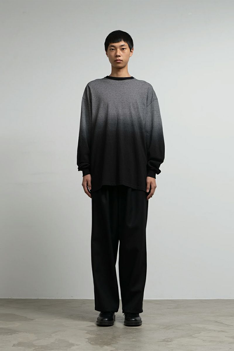 Graphpaper(グラフペーパー) Gradient Border LS Tee グラディエントボーダー長袖Tシャツ GU253-70511