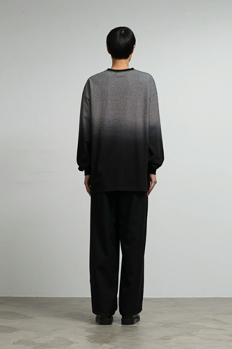 Graphpaper(グラフペーパー) Gradient Border LS Tee グラディエントボーダー長袖Tシャツ GU253-70511