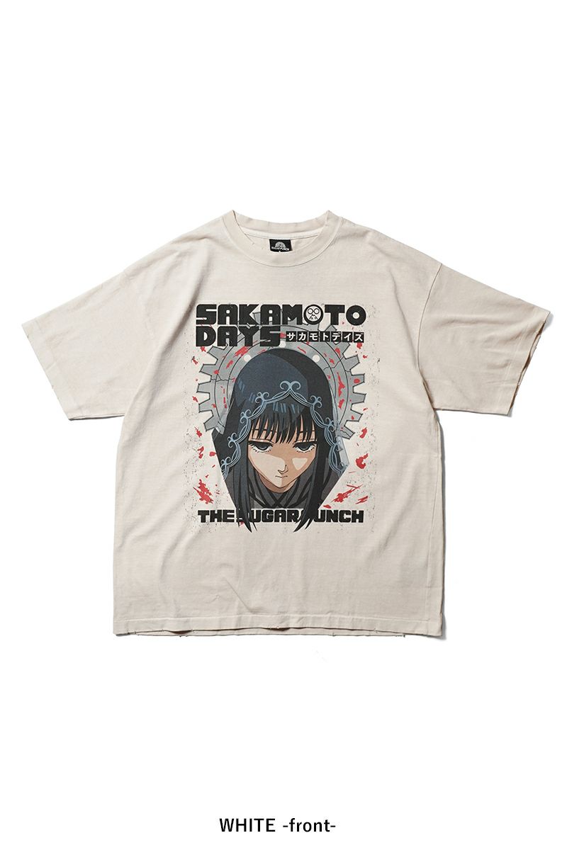 THE SUGAR PUNCH(シュガーパンチ) SS T-Shirt(OSARAGI) 半袖Tシャツ SAKAMOTO DAYS サカモトデイズ 大佛 おさらぎ TSDM25SM007