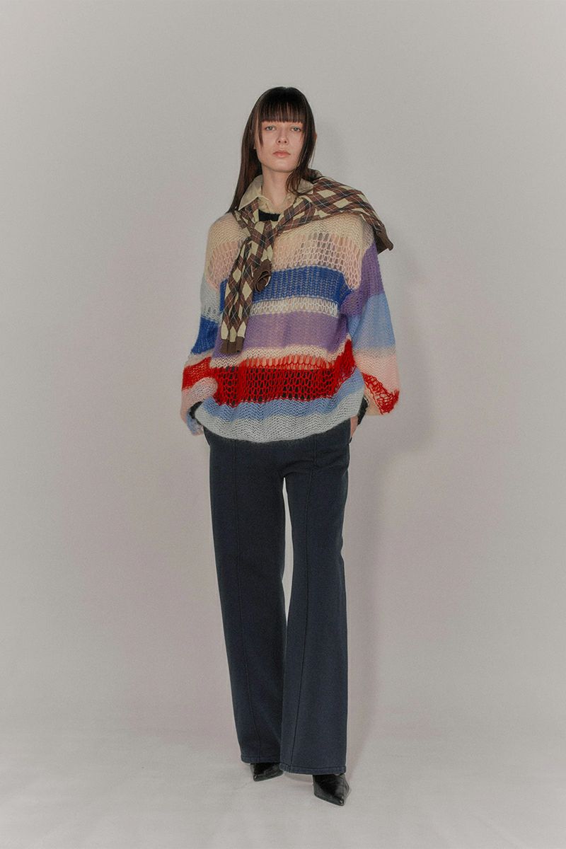 JANE SMITH(ジェーンスミス) FROSTING COTTON FLEECE PANTS フロスティングコットンフリースパンツ 25WCT-#943S