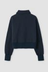 JANE SMITH(ジェーンスミス) FROSTING COTTON FLEECE SNAP COLLAR PULLOVER フロスティングコットンフリーススナップカラープルオーバー 25WCT-#953S