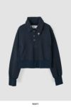 JANE SMITH(ジェーンスミス) FROSTING COTTON FLEECE SNAP COLLAR PULLOVER フロスティングコットンフリーススナップカラープルオーバー 25WCT-#953S