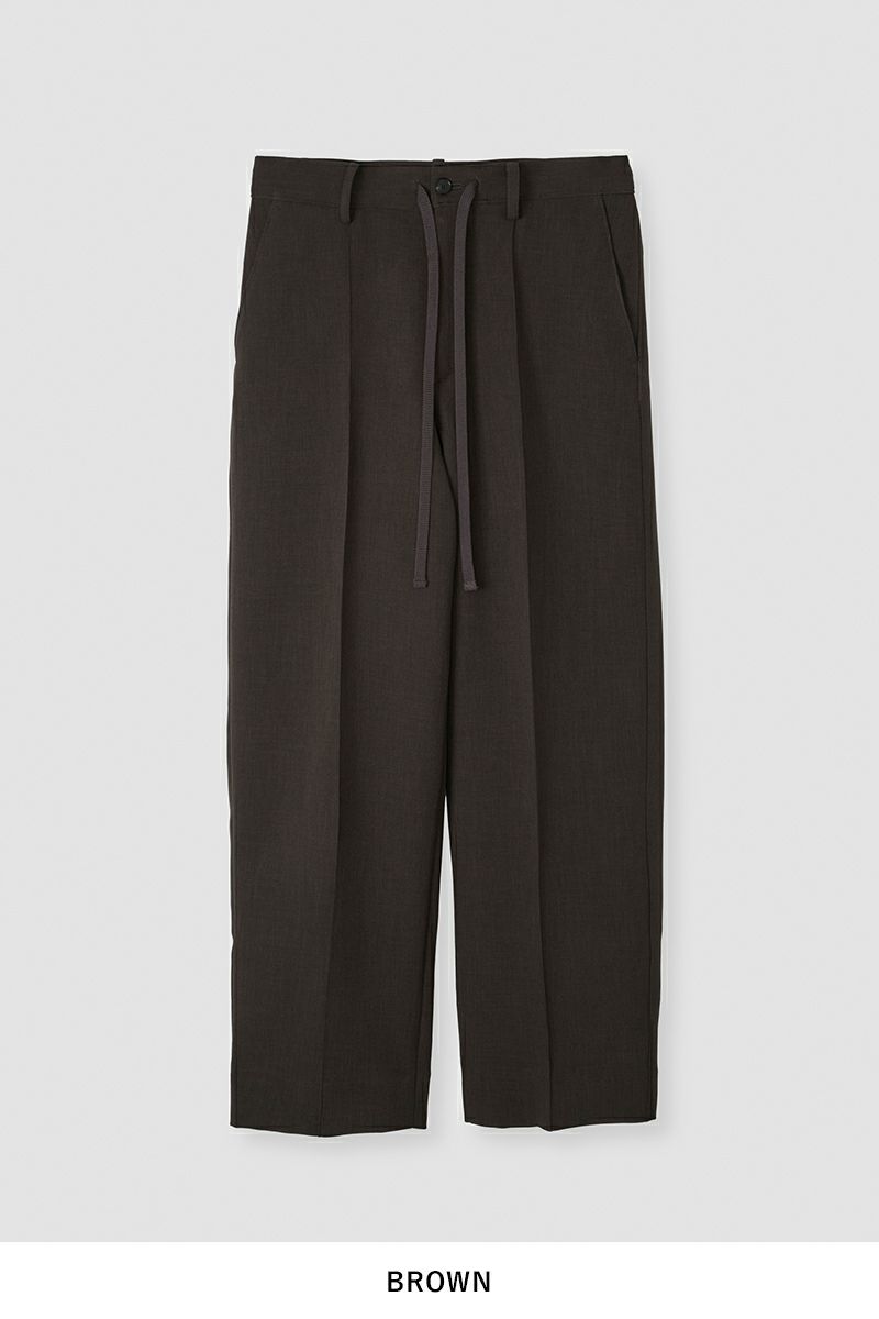 JANE SMITH(ジェーンスミス) POLYESTER W CLOTH SLACKS ポリエステルダブルクロススラックス 25WPT-#903S