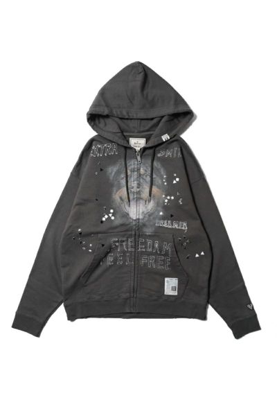 Maison MIHARA YASUHIRO(メゾン ミハラヤスヒロ) EMBELLISHED DISTRESSED PARKA エンベルイッシュドディストレストパーカ J15PK721
